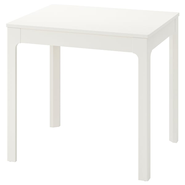 EKEDALEN Mesa extensible, blanco, 31 1/2/47 1/4x27 1/2 "
