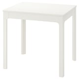 EKEDALEN Mesa extensible, blanco, 31 1/2/47 1/4x27 1/2 "
