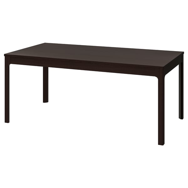 EKEDALEN Mesa extensible, marrón oscuro, 70 7/8/94 1/2x35 3/8 "