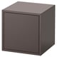 Opción: EKET Gabinete+puerta, gris oscuro, 13 3/4x13 3/4x13 3/4 "