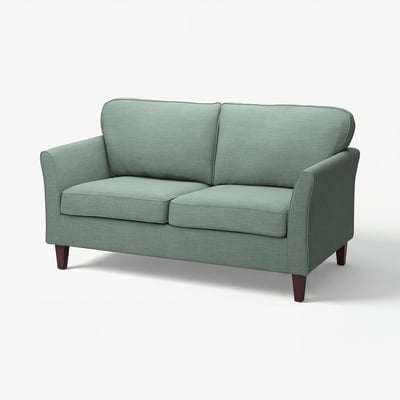 EKHOLMA Funda para sofá de 2 plazas, Hemmesta gris-verde