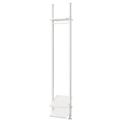ELVARLI Combinación de armario, blanco, 20 3/8x14 1/8x87 1/4-137 3/4 "