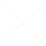 ELVARLI Viga en X, blanco, 15 3/4 "