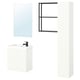 Opción: ENHET Baño, antracita/blanco, 24 "