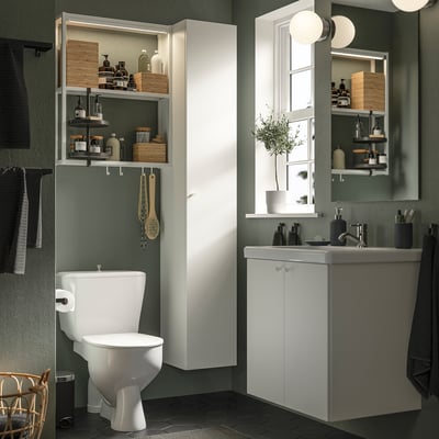 ENHET Baño, blanco, 24 "