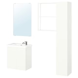 ENHET Baño, blanco, 24 "