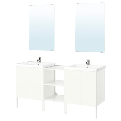 ENHET Baño, blanco, 24 "