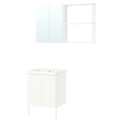 ENHET Baño, blanco, 24 "
