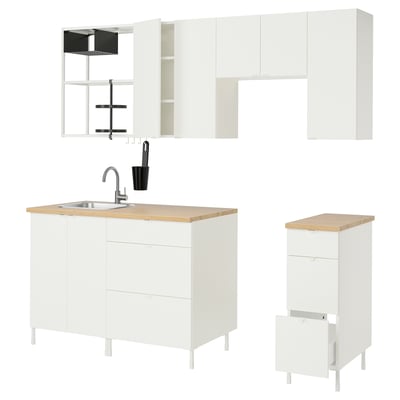 ENHET Cocina, blanco, 85x25 5/8x84 1/2 "