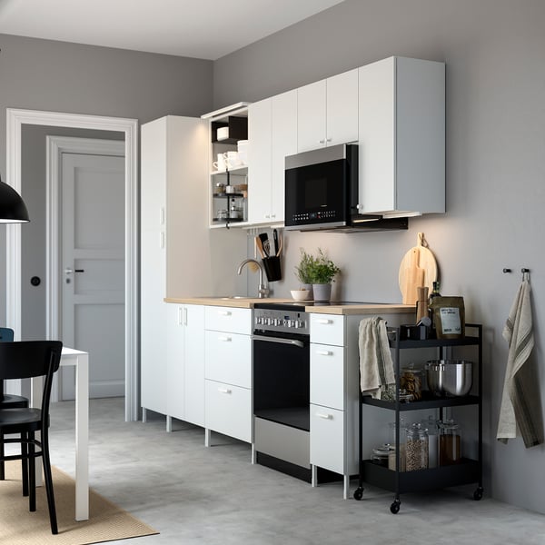 ENHET Cocina, blanco, 102 3/4x25 5/8x84 1/2 "
