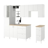 ENHET Cocina, blanco, 102 3/4x25 5/8x84 1/2 "