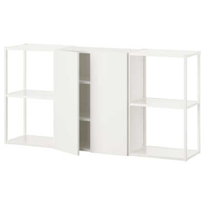ENHET Combinación de almacenaje, blanco, 60x12 3/4x30 "
