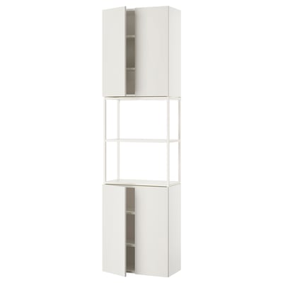 ENHET Combinación de almacenaje, blanco, 24x12 3/4x90 "