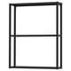ENHET Estructura de pared+estantes, antracita, 24x6x30 "