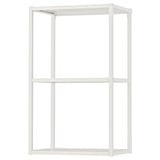 ENHET Estructura de pared+estantes, blanco, 18x12x30 "