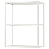 ENHET Estructura de pared+estantes, blanco, 24x12x30 "