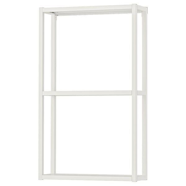 ENHET Estructura de pared+estantes, blanco, 18x6x30 "
