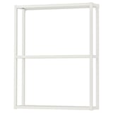 ENHET Estructura de pared+estantes, blanco, 24x6x30 "