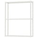 ENHET Estructura de pared+estantes, blanco, 24x6x30 "