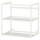 ENHET Estructura para tocador de baño, blanco, 24x18x24 "