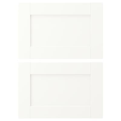 ENHET Frente de cajón, blanco armazón, 18x12 "