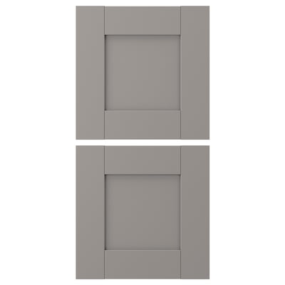 ENHET Frente de cajón, gris armazón, 12x12 "