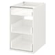 Opción: ENHET Gabinete bajo+3 cajones, blanco, 18x24x30 "