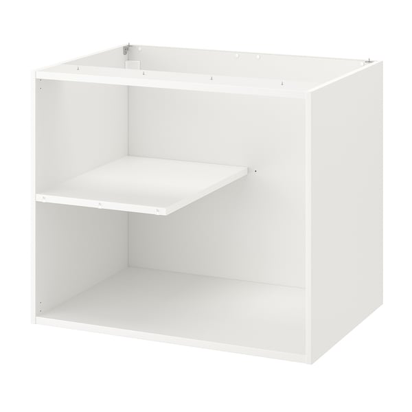 ENHET Gabinete bajo de esquina+estante, blanco, 36x24x30 "