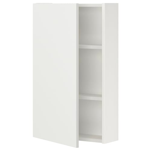 ENHET Gabinete de pared+1 puerta, blanco, 18x6 3/4x30 "