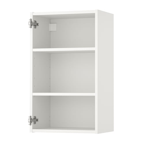 ENHET Gabinete de pared+2 estantes, blanco, 18x12x30 "