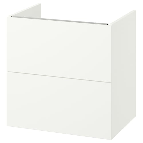 ENHET Mueble para baño+cajones, blanco, 24x18 5/8x24 "