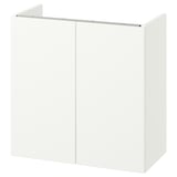 ENHET Mueble para baño+puertas, blanco, 24x12 5/8x24 "