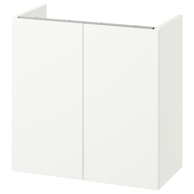 ENHET Mueble para baño+puertas, blanco, 24x12 5/8x24 "