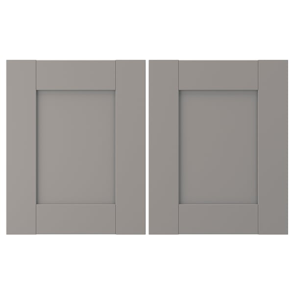 ENHET Puerta, gris armazón, 12x15 "