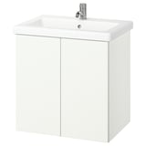ENHET / TVÄLLEN Tocador de baño+puertas, blanco, 25 1/2x19 1/8x26 "