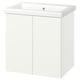 ENHET / TVÄLLEN Tocador de baño+puertas, blanco, 25 1/2x19 1/8x26 "
