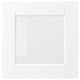 ENKÖPING Puerta de vidrio, blanco efecto madera, 15x15 "
