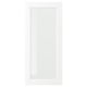 ENKÖPING Puerta de vidrio, blanco efecto madera, 18x40 "