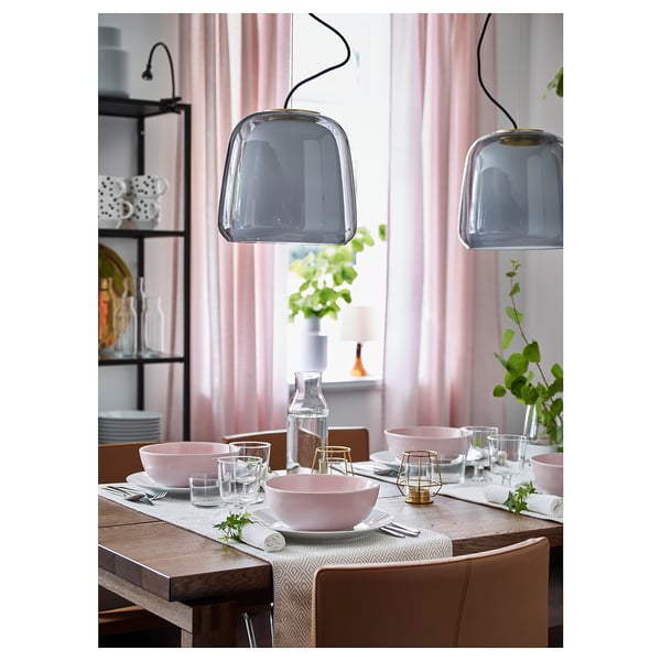 EVEDAL Lámpara colgante, gris, 11 "