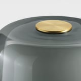 EVEDAL Lámpara de mesa, mármol/gris
