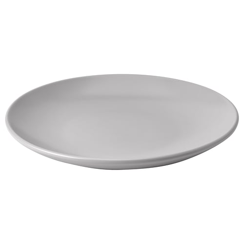 FÄRGKLAR Plato, mate gris claro, 8 "