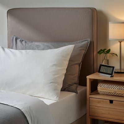 FÄRGMÅRA Juego de sábanas, blanco, Tamaño twin