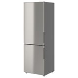 FÄRSKHET Refrigerador+congelador inferior, color de acero inoxidable, 10.4 cu.ft