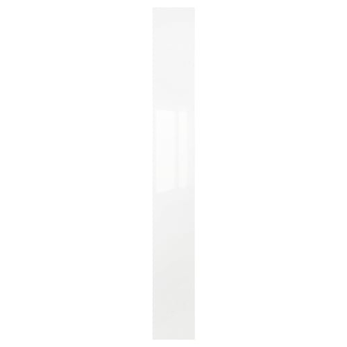 FARDAL Puerta, alto brillo blanco, 9 5/8x90 3/8 "