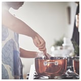 FINMAT Olla con tapa, cobre/acero inoxidable, 5 qt