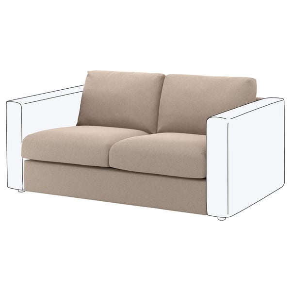 FINNALA Funda módulo de 2 plazas, Tallmyra beige