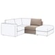 FINNALA Módulo seccional, 1 plaza, Tallmyra beige