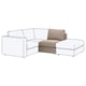 FINNALA Módulo seccional, 1 plaza, Tallmyra beige