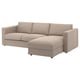 FINNALA Módulo seccional, 4 plazas, Tallmyra beige