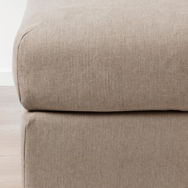 FINNALA Reposapiés+almacenamiento, Tallmyra beige